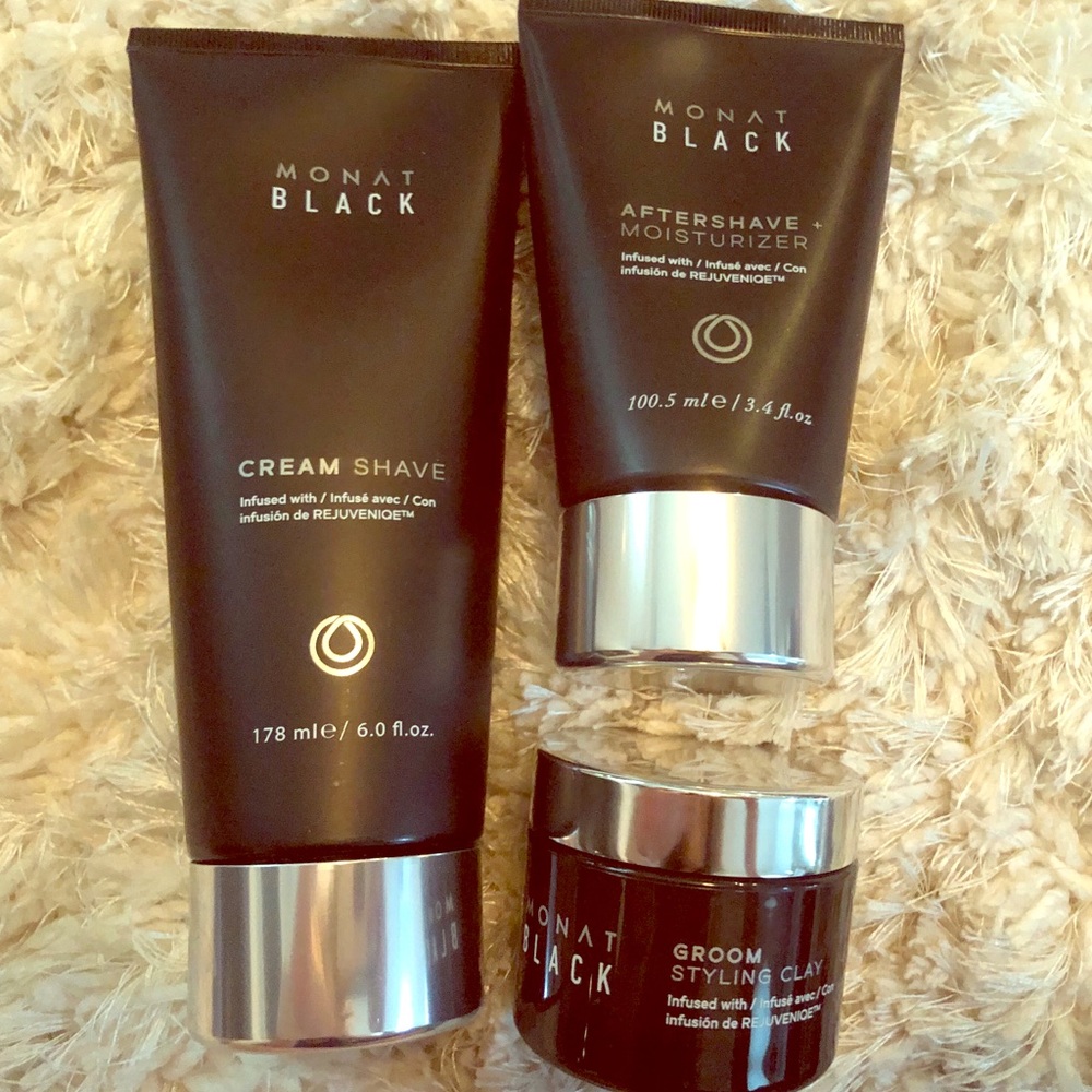 New Monat black grooming trio
